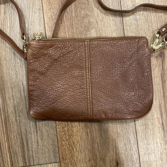 Leather studded Steve Madden Crossbody/clutch/wristlet bag - Picture 8 of 9